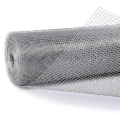N/A 1/4 In. X 4 Ft. X 100 Ft 23-Gauge Hardware Cloth Chicken Wire Mesh Roll For Garden Fencing And Animal Enclosures