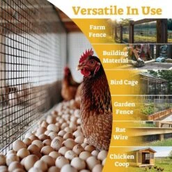 N/A 1/2 Inch 36 X 100 Ft 19 Gauge Hardware Cloth Chicken Wire Mesh Roll For Fencing Tree Guard And More -Dewalt Tools Shop n a hardware cloth fencing bsa1122c018 44 1000