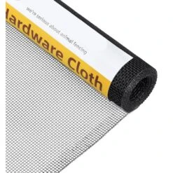 N/A Black PVC Coated 16in X 10ft 27 Gauge Hardware Cloth Galvanized Wire Mesh Screen Roll For Garden Fencing And More