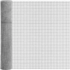 N/A Galvanized Hardware Cloth 1/2 Inch Mesh 19 Gauge Welded Cage Wire Fencing Roll For Garden And Animal Protection 16x50'