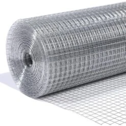 N/A 1/4in Hardware Cloth 48x100' 23 Gauge Hot-Dip Galvanized Wire Mesh Roll For Chicken Coops Garden Fencing Plant Supports