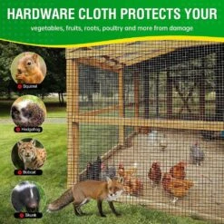 N/A 1/2 Inch 48 X 50 Ft 19-Gauge Black Vinyl Coated Welded Wire Mesh Fencing Chicken Wire Garden Fencing Roll -Dewalt Tools Shop n a hardware cloth fencing bsa1122c059 1f 1000