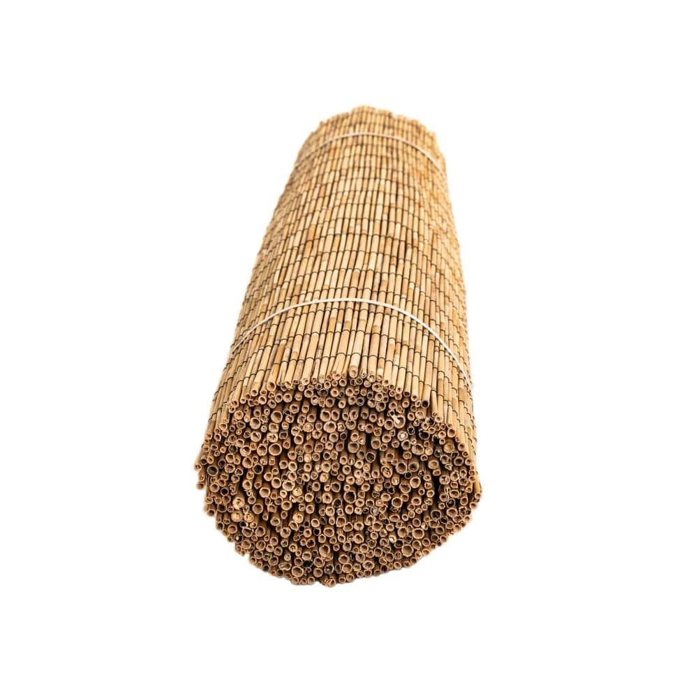 6 Ft. H X 16 Ft. L Natural Jumbo Reed Bamboo Fencing 6 6 Ft. H X 16 Ft. L Natural Jumbo Reed Bamboo Fencing - Image 4