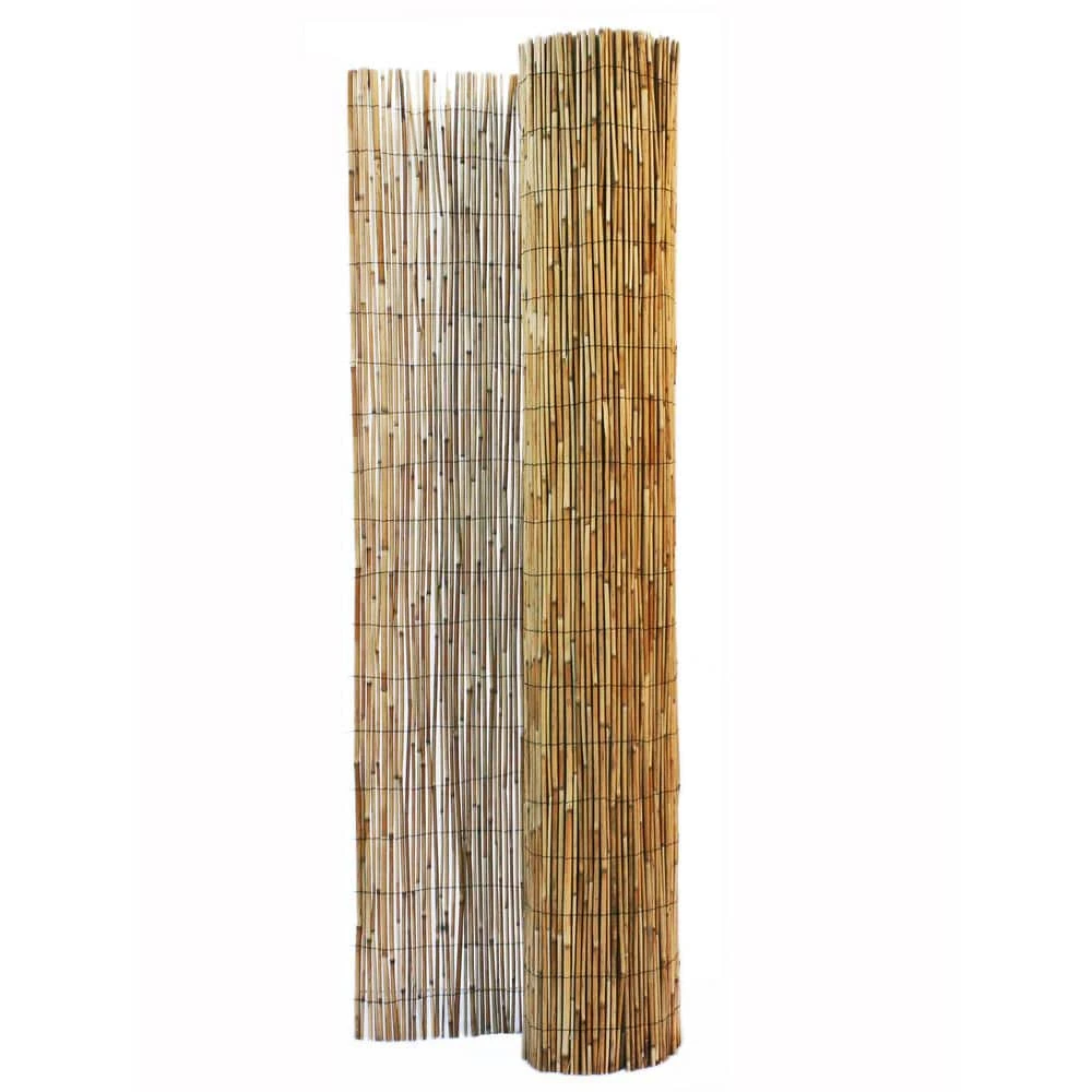 6 Ft. H X 16 Ft. L Natural Jumbo Reed Bamboo Fencing 5 6 Ft. H X 16 Ft. L Natural Jumbo Reed Bamboo Fencing - Image 3