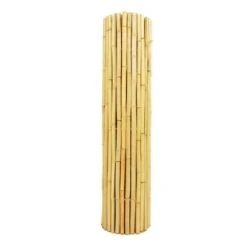 1 In. D X 3 Ft. H X 8 Ft. W Natural Bamboo Fence Decorative Rolled Fencing Panel -Dewalt Tools Shop natural backyard x scapes garden fencing hdd bf03 4f 1000