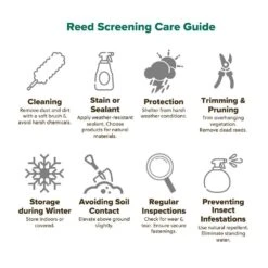 13 Ft. L X 3 Ft. 3 Ft. H Decorative Garden Reed Wood Fencing -Dewalt Tools Shop natural harbor gardens garden fencing r644hg 44 1000