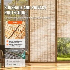 Reed Fence Backyard Landscaping Privacy Blind Fencing Screen 13.3 Ft. X 3.3 Ft., Decorative Fence For Backyard Garden -Dewalt Tools Shop natural vevor garden fencing lwwl1jt133ftr0tuev0 4f 1000