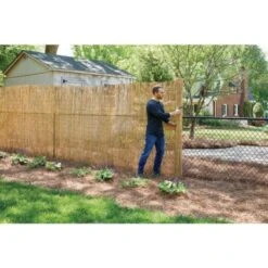 6 Ft. H X 16 Ft. W Natural Reed Fencing -Dewalt Tools Shop natural vigoro garden fencing 4477412 1d 1000