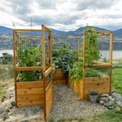 8 Ft. X 8 Ft. Garden In A Box With Deer Fencing