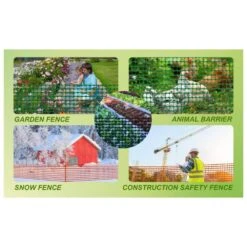 4 Ft. X 100 Ft. Plastic Safety Fence With 100 Zip Ties For Garden Fencing, White -Dewalt Tools Shop nvnoo snow fencing 0m2x7b9j 40 1000