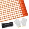 4 Ft. X 100 Ft. Plastic Safety Fence With 100 Zip Ties, For Garden Fencing, Orange -Dewalt Tools Shop nvnoo snow fencing 1t2d0s8n 64 1000