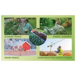 4 Ft. X 100 Ft. Plastic Safety Fence With 100 Zip Ties, For Garden Fencing, Green -Dewalt Tools Shop nvnoo snow fencing 5o9y2v7k 31 1000