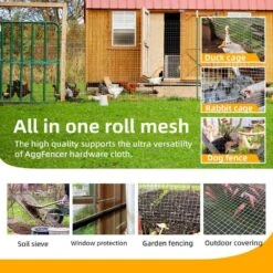 24 In. X 50 Ft. 16 Gauge Welded Metal Wire Fencing Roll For Chicken Coop And Home Improvement, Green -Dewalt Tools Shop nvnoo snow fencing 8b1l4h3v 40 1000