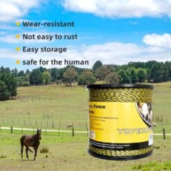 1/8 In. X 3366 Ft. Reliable Conductivity And Rust Resistance 6 Stainless Steel Strands For Fencing -Dewalt Tools Shop nvnoo welded wire fencing 6m4d9e5r 40 1000