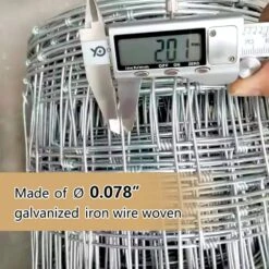 4 Ft. X 164 Ft. Silver Galvanized Steel Farm Fence, Hardware Cloth Wire Fencing For Cattle Chicken Goat Protection -Dewalt Tools Shop otryad patio parts qs yj1091 1f 1000