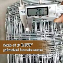 5 Ft. X 164 Ft. Silver Galvanized Steel Farm Fence, Hardware Cloth Wire Fencing For Cattle Chicken Goat Protection -Dewalt Tools Shop otryad patio parts qs yj1092 1f 1000