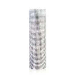 36 In. X 100 Ft. Silver Galvanized Steel Vinyl Coated Hardware Cloth, 23-Gauge Chicken Wire Fencing For Garden Fencing