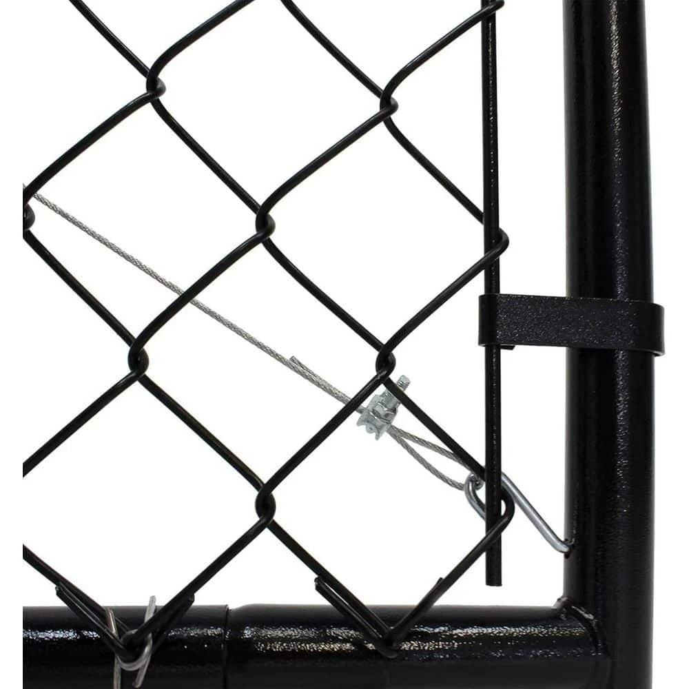 Outdoor Gate Kit, Fit-Right Adjustable Chain Link Gate Kit For Outdoor Decking And Fencing In Black 5 Outdoor Gate Kit, Fit-Right Adjustable Chain Link Gate Kit For Outdoor Decking And Fencing In Black - Image 3