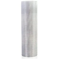 36 In. X 100 Ft. Silver 23 Gauge Galvanized Welding Chicken Wire Fence, Roll Garden Welded Metal Wire Fencing Roll