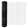 Black PVC Coated Welded Wire Fence 36 In. X 50 Ft. 2 In. X 3 In. Mesh 16GA Garden Border Fencing Roll