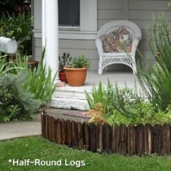 47 In. Wooden Garden Edging Decorative Small Picket Panels Flower Bed Barrier Landscape Fencing Durable Installation -Dewalt Tools Shop oyezvary compost accessories 28csa05161 66 1000