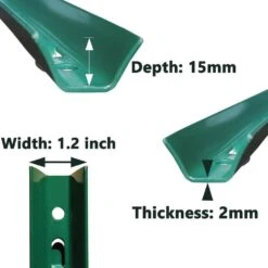 3 Ft. Sturdy Duty Metal Fence Posts Steel Fencing Poles No-Dig Garden U Post For Wire Fencing Pack Of 10 -Dewalt Tools Shop oyezvary compost accessories 28csa05168 44 1000