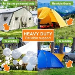 12 In. U-Shaped Silver Steel Fabric Stake, Heavy Duty Landscaping Pins For Securing Fabric, Netting & Fencing (16-Pack) -Dewalt Tools Shop oyezvary garden stakes 28csa11 4557 44 1000