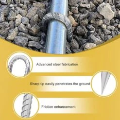 12 In. J-Shaped Silver Steel Fabric Stake, Heavy Duty Landscaping Pins For Securing Fabric, Netting & Fencing (16-Pack) -Dewalt Tools Shop oyezvary garden stakes 28csa11 4558 c3 1000