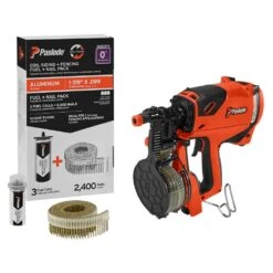Paslode 1-7/8 In. X 0.099 In. 0-Degree Straight Aluminum Screw Shank Coil Fencing Nails + Fuel 10 Paslode 1-7/8 In. X 0.099 In. 0-Degree Straight Aluminum Screw Shank Coil Fencing Nails + Fuel -Dewalt Tools Shop paslode collated siding nails 650975 c3 1000