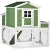 PawHut 49 In. Small Chicken Coop Hen House With Garden Space, Chicken House, Poultry Fencing With Weather Protection, 2-4 Birds -Dewalt Tools Shop pawhut chicken coops d51 368v00gn 64 1000