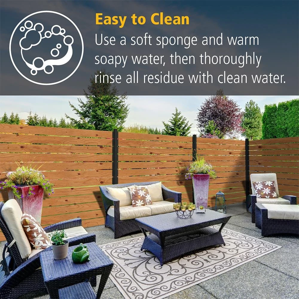 PEAK Modular Fencing 76 In. H Matte Black Aluminum Hard Surface Post For A 6 Ft. H Outdoor Privacy Fence System 11 PEAK Modular Fencing 76 In. H Matte Black Aluminum Hard Surface Post For A 6 Ft. H Outdoor Privacy Fence System - Image 9