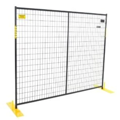 6 Ft. X 87 Ft. 12-Panel Black Powder-Coated Welded Wire Temporary Fencing -Dewalt Tools Shop perimeter patrol welded wire fencing rf 10005 12 c3 1000