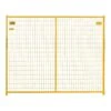 6 Ft. X 29 Ft. 4-Panel Yellow Powder-Coated Welded Wire Temporary Fencing -Dewalt Tools Shop perimeter patrol welded wire fencing rf 10006 4 64 1000