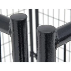 6 Ft. X 40 Ft. 8-Panel Black Powder-Coated Welded Wire Temporary Fencing 8 6 Ft. X 40 Ft. 8-Panel Black Powder-Coated Welded Wire Temporary Fencing -Dewalt Tools Shop perimeter patrol welded wire fencing rf 1010 wwp 4f 1000