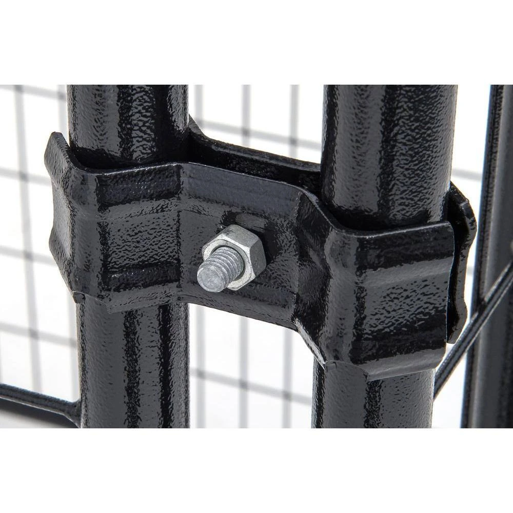 6 Ft. X 40 Ft. 8-Panel Black Powder-Coated Welded Wire Temporary Fencing 4 6 Ft. X 40 Ft. 8-Panel Black Powder-Coated Welded Wire Temporary Fencing - Image 2