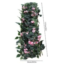 46 In. Wood Silk Fabric Faux Ivy Fencing Panel Garden Fence Pink 4-Pieces -Dewalt Tools Shop pink garden fencing ylyogn9jwdzfp 1f 1000