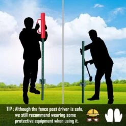 12 Lbs. Red T Posts Driver With Handles, 17 In. Metal Post And Sign Post Pole Driver Tool For Fencing -Dewalt Tools Shop red t posts u posts 1j0q7l4i 1d 1000