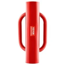 Fence Post Driver,2.7 In. Inner Diameter T Post Pole Pounder. Dig, 14LB.Carbon Steel, Farm Fencing Hole Digger, Red