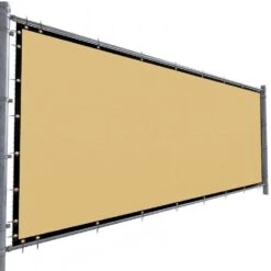 5 Ft. X 50 Ft. Privacy Screen Fence Heavy-Duty Protective Covering Mesh Fencing For Patio Lawn Garden Balcony Sand -Dewalt Tools Shop sand outdoor privacy screens 2 cvfr055010 d4 1000