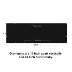 Privacy Fence Screen Heavy-Duty 90% Blockage Shade Cover Fencing Net For Wall Garden Gazebo Backyard, 3 X 25 Ft., Black -Dewalt Tools Shop shatex snow fencing pfsbl0325 c3 1000