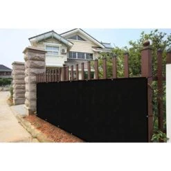 Privacy Fence Screen Heavy-Duty 90% Blockage Shade Cover Fencing Net For Wall Garden Gazebo Backyard, 6 X 100 Ft., Black -Dewalt Tools Shop shatex snow fencing pfsbl6100 44 1000