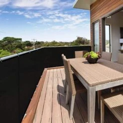 Privacy Fence Screen Heavy-Duty 90% Blockage Shade Cover Fencing Net For Wall Garden Gazebo Backyard, 8 X 200 Ft., Black -Dewalt Tools Shop shatex snow fencing pfsbl8200 76 1000