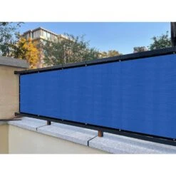 3 Ft. X 10 Ft. Privacy Fence Screen Heavy-Duty 90% Blockage Shade Cover Fencing Net For Wall Garden Gazebo Backyard Blue -Dewalt Tools Shop shatex snow fencing pfsblue0310 1f 1000