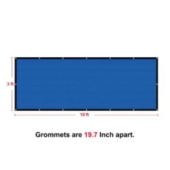 3 Ft. X 10 Ft. Privacy Fence Screen Heavy-Duty 90% Blockage Shade Cover Fencing Net For Wall Garden Gazebo Backyard Blue -Dewalt Tools Shop shatex snow fencing pfsblue0310 c3 1000