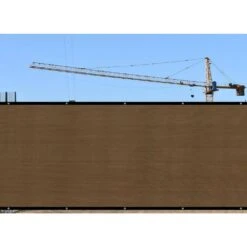 4 X 50 Ft. Privacy Fence Screen Heavy-Duty 90% Blockage Shade Cover Fencing Net For Wall Garden Gazebo Backyard Brown -Dewalt Tools Shop shatex snow fencing pfsbr0450 fa 1000