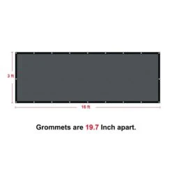 3 Ft. X 16 Ft. Privacy Fence Screen Heavy-Duty 90% Blockage Shade Cover Fencing Net For Wall Garden Gazebo Backyard Gray -Dewalt Tools Shop shatex snow fencing pfsgray0316 c3 1000