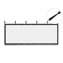 Privacy Fence Screen Heavy-Duty 90% Blockage Shade Cover Fencing Net For Wall Garden Gazebo Backyard, 3 X 10 Ft., White