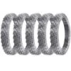 246 Ft. Galvanized Single Spiral Razor Barbed Wire, 5-Rolls Razor Wire Fencing Razor Fence -Dewalt Tools Shop silver atengnes garden fencing yd240524 64 1000