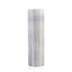 1200 In. W X 48 In. H Silver Coated Galvanized Steel 19-Gauge 1/2 In. Hardware Cloth Garden Welded Wire Fencing Roll