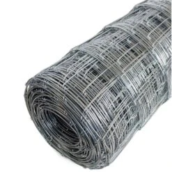 1968 In. W X 60 In. H Silver Coated Galvanized Steel 14-Gauge Heavy Zinc Hardware Cloth Garden Welded Wire Fencing Roll